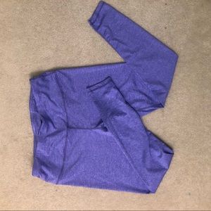 Purple athletic leggings